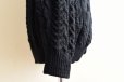 画像11: ARAN SWEATER MARKET フィッシャーマンニットカーディガン　 "MADE IN IRELAND"　 表記M 