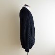 画像2: ARAN SWEATER MARKET フィッシャーマンニットカーディガン　<br>"MADE IN IRELAND"　<br>表記M<br> (2)