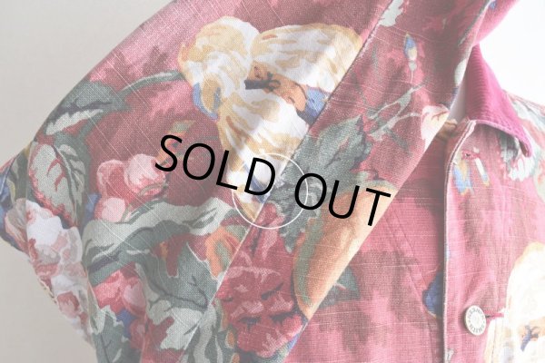 画像17: Smith&Hawken ボタニカル柄カバーオール　 "MADE IN USA"　 表記L 