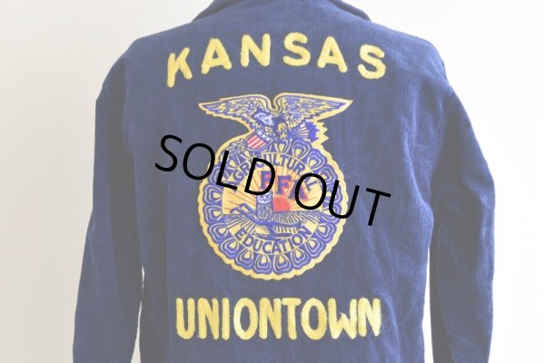 画像14: 1990s FFA コーデュロイジャケット　 "KANSAS"　 表記36 