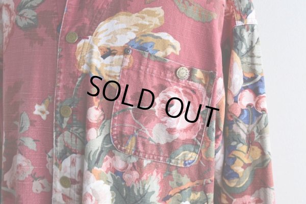 画像9: Smith&Hawken ボタニカル柄カバーオール　 "MADE IN USA"　 表記L 