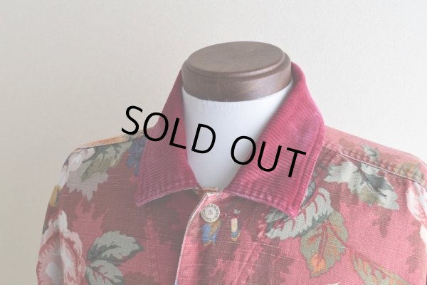 画像8: Smith&Hawken ボタニカル柄カバーオール　 "MADE IN USA"　 表記L 