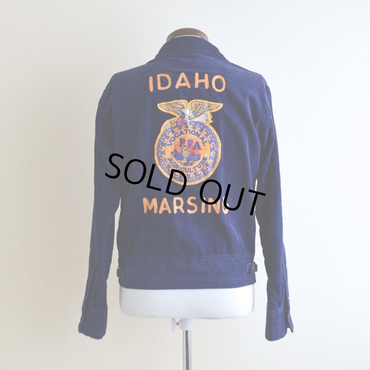 画像1: 1980s FFA コーデュロイジャケット　 "IDAHO"　 表記34  (1)