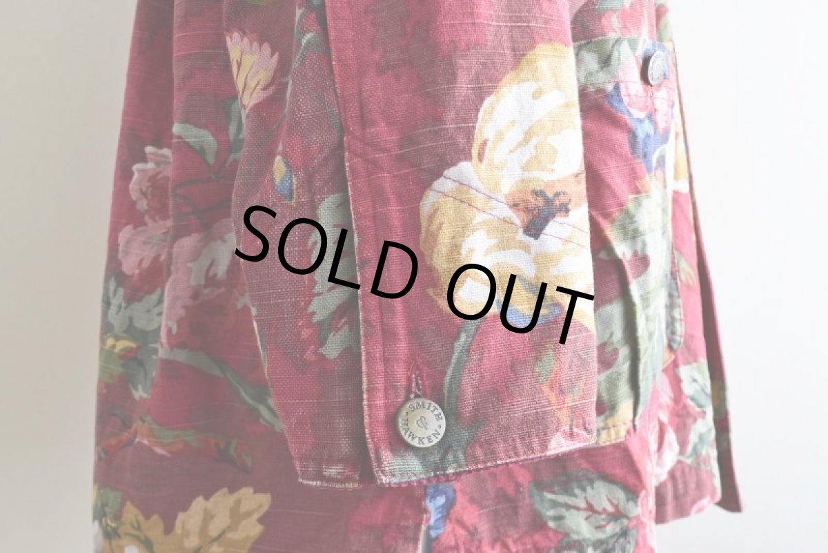 画像15: Smith&Hawken ボタニカル柄カバーオール　 "MADE IN USA"　 表記S  (15)