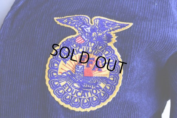 画像8: 1990s FFA コーデュロイジャケット　 "KANSAS"　 表記36 