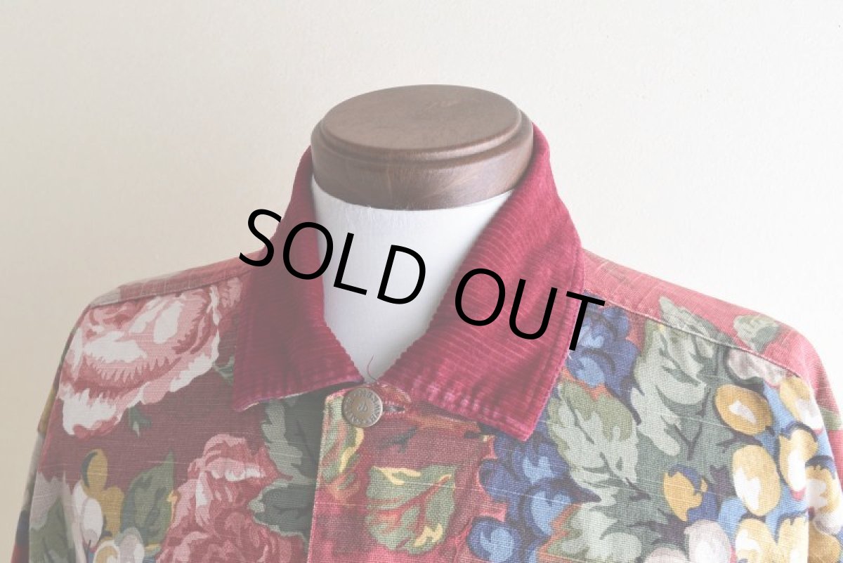 画像8: Smith&Hawken ボタニカル柄カバーオール　 "MADE IN USA"　 表記S  (8)