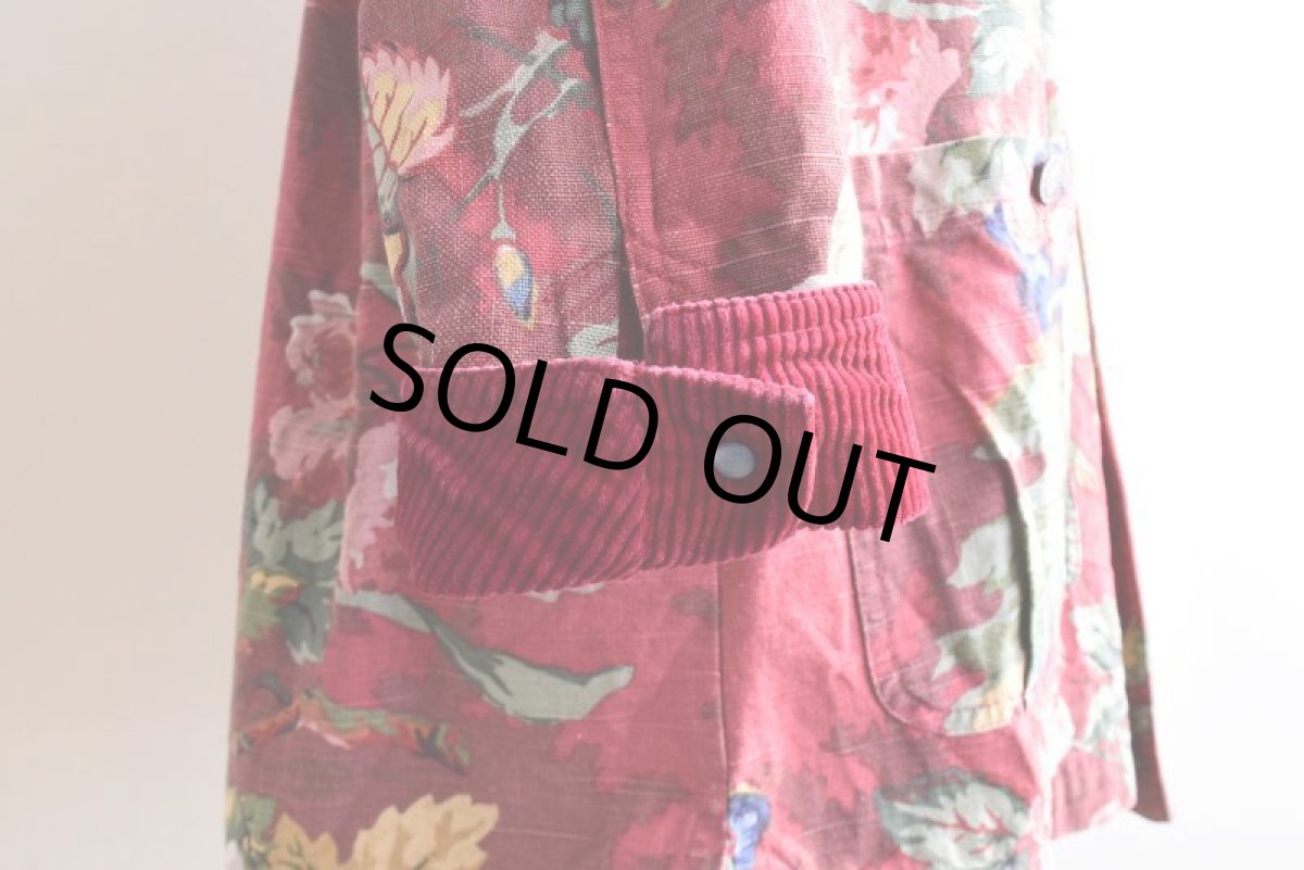 画像16: Smith&Hawken ボタニカル柄カバーオール　 "MADE IN USA"　 表記S  (16)