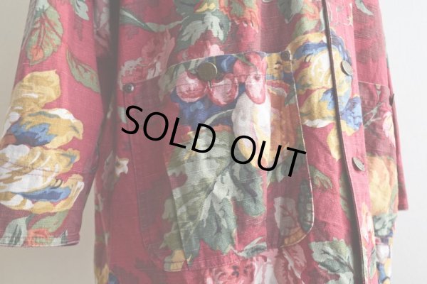 画像14: Smith&Hawken ボタニカル柄カバーオール　 "MADE IN USA"　 表記S 