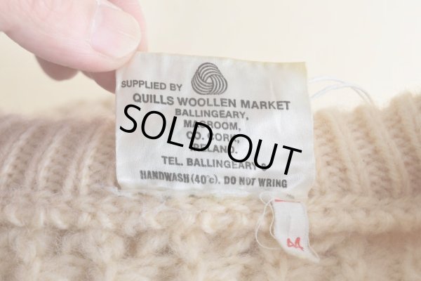 画像6: Quill Knit フィッシャーマンセーター　 "MADE IN IRELAND"　 表記44 