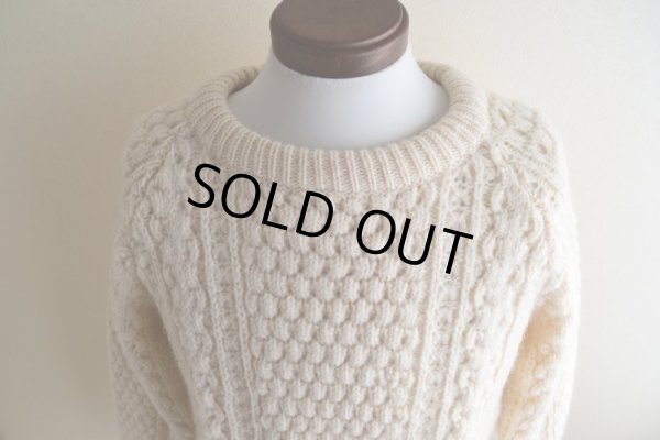 画像9: Quill Knit フィッシャーマンセーター　 "MADE IN IRELAND"　 表記44 
