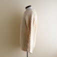 画像4: Quill Knit フィッシャーマンセーター　 "MADE IN IRELAND"　 表記44 