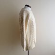 画像2: Quill Knit フィッシャーマンセーター　<br>"MADE IN IRELAND"　<br>表記44<br> (2)