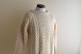 画像7: Quill Knit フィッシャーマンセーター　 "MADE IN IRELAND"　 表記44 