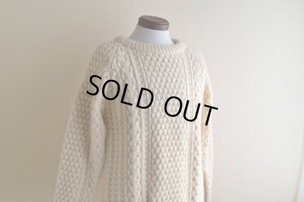 画像7: Quill Knit フィッシャーマンセーター　 "MADE IN IRELAND"　 表記44 