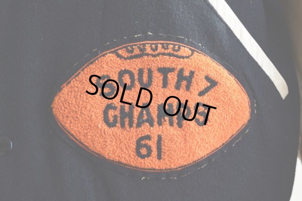 画像12: 1960s BAILEY AND HIMES 袖レザースタジャン　 表記44 