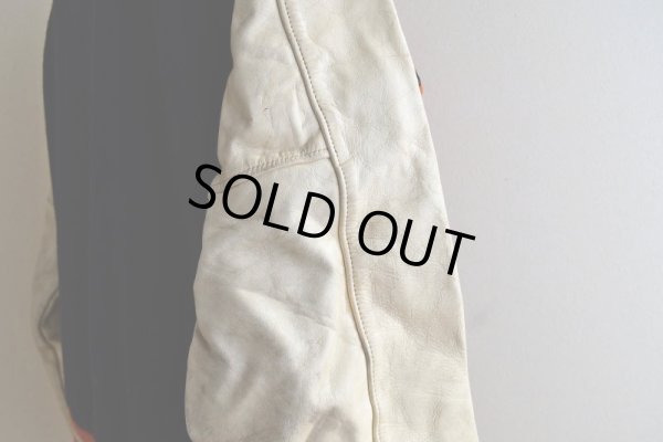 画像16: 1960s BAILEY AND HIMES 袖レザースタジャン　 表記44 