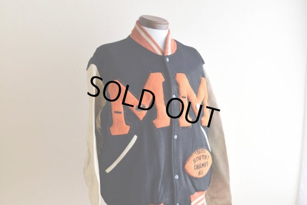 画像7: 1960s BAILEY AND HIMES 袖レザースタジャン　 表記44 