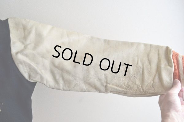 画像20: 1960s BAILEY AND HIMES 袖レザースタジャン　 表記44 