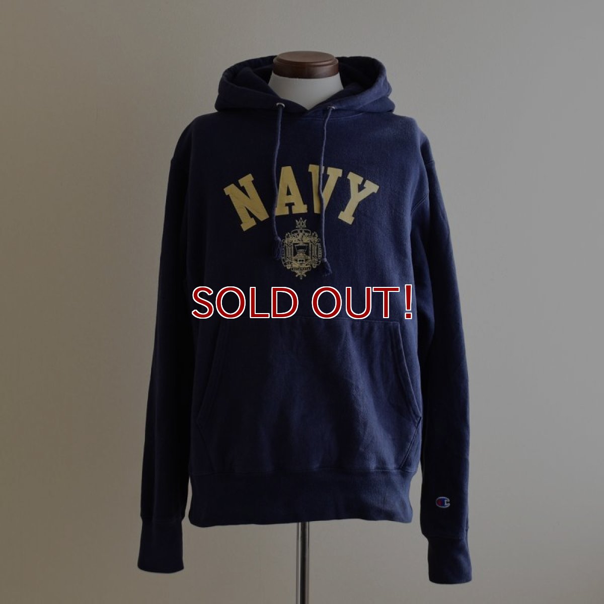 画像1: Champion US.NAVYリバースウィーブパーカー　 表記M  (1)