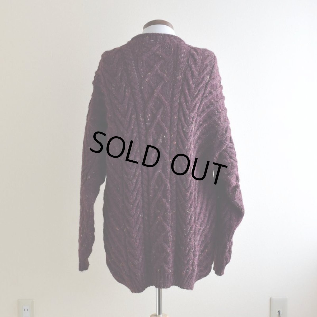 画像3: 1990s LANDS'END フィッシャーマンセーター　 "MADE IN ENGLAND"　 表記XL(WOMENS REGULAR)  (3)