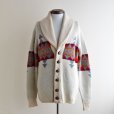 画像1: 1970s PENDLETON ショールカラーニットカーディガン　<br>"Chief Joseph"　<br>表記S<br> (1)