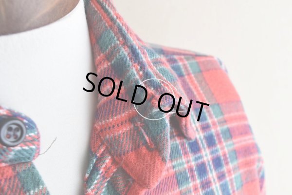 画像12: 1980s FIVEBROTHER ヘビーネルシャツ　  "MADE IN USA"　 表記L 