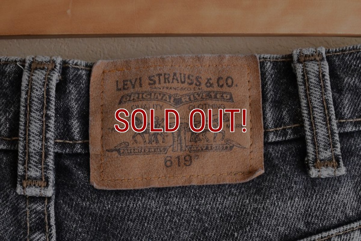 画像4: 1990s Levi's 619 ブラックデニム　  "MADE IN CANADA"　 表記W32 L32  (4)