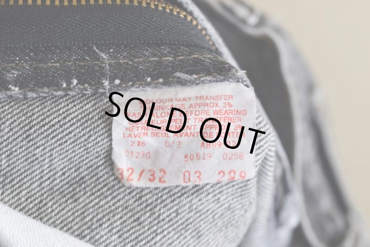画像5: 1990s Levi's 619 ブラックデニム　  "MADE IN CANADA"　 表記W32 L32  (5)