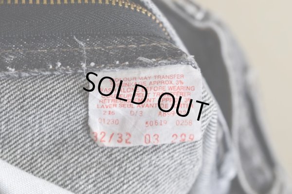 画像5: 1990s Levi's 619 ブラックデニム　  "MADE IN CANADA"　 表記W32 L32 