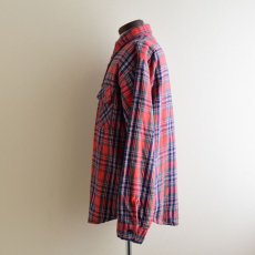 画像4: 1980s FIVEBROTHER ヘビーネルシャツ　  "MADE IN USA"　 表記L  (4)