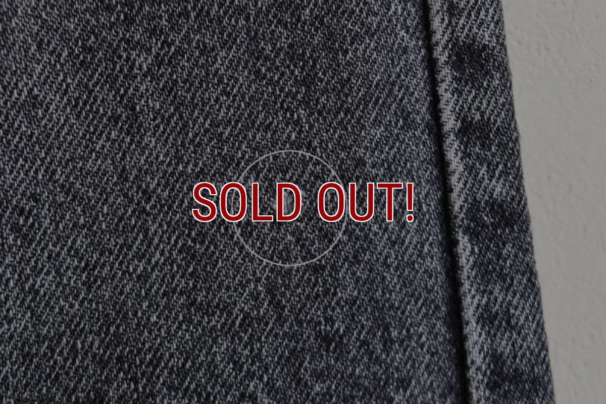 画像19: 1990s Levi's 619 ブラックデニム　  "MADE IN CANADA"　 表記W32 L32  (19)