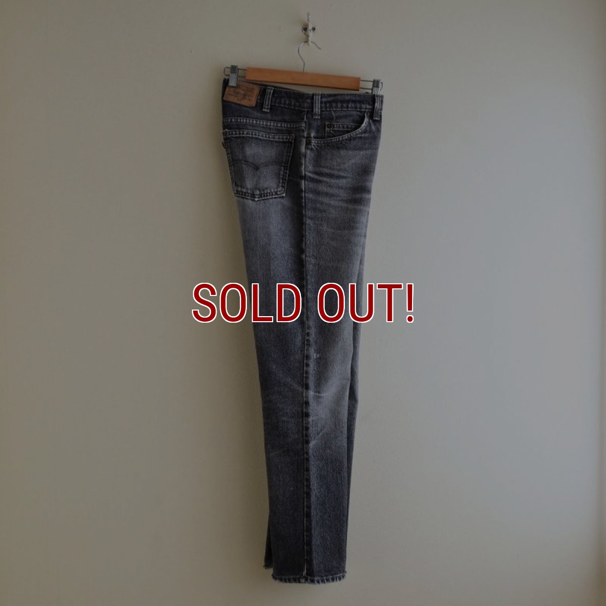 画像3: 1990s Levi's 619 ブラックデニム　  "MADE IN CANADA"　 表記W32 L32  (3)