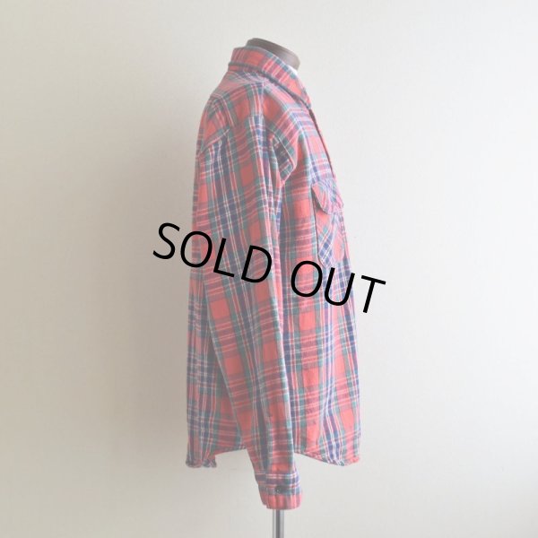 画像2: 1980s FIVEBROTHER ヘビーネルシャツ　  "MADE IN USA"　 表記L 