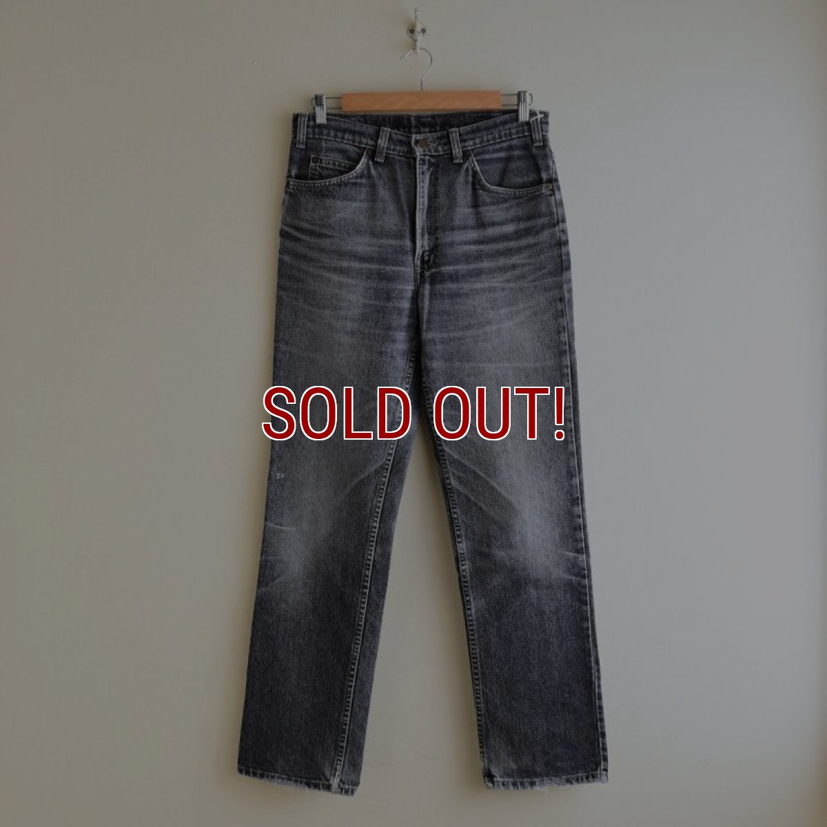 画像1: 1990s Levi's 619 ブラックデニム　  "MADE IN CANADA"　 表記W32 L32  (1)