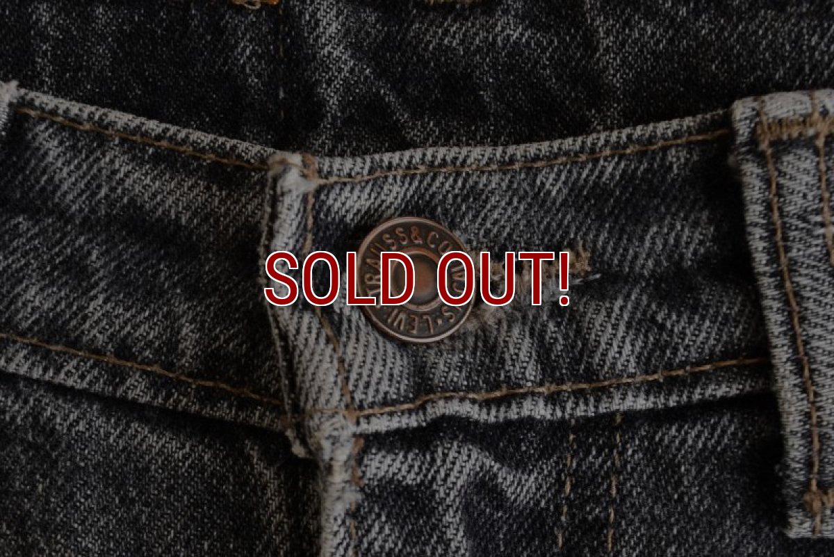 画像9: 1990s Levi's 619 ブラックデニム　  "MADE IN CANADA"　 表記W32 L32  (9)