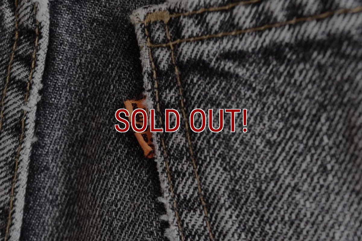 画像13: 1990s Levi's 619 ブラックデニム　  "MADE IN CANADA"　 表記W32 L32  (13)