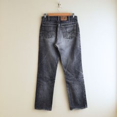 画像2: 1990s Levi's 619 ブラックデニム　  "MADE IN CANADA"　 表記W32 L32  (2)