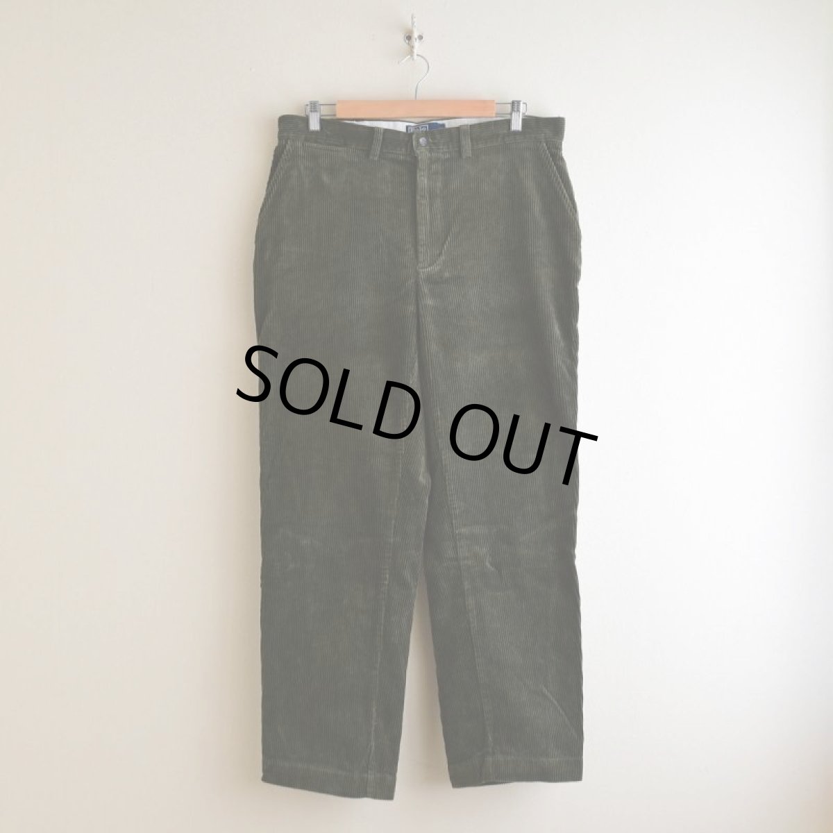 画像1: Polo by RalphLauren 太畝コーデュロイパンツ　 表記34×30  (1)