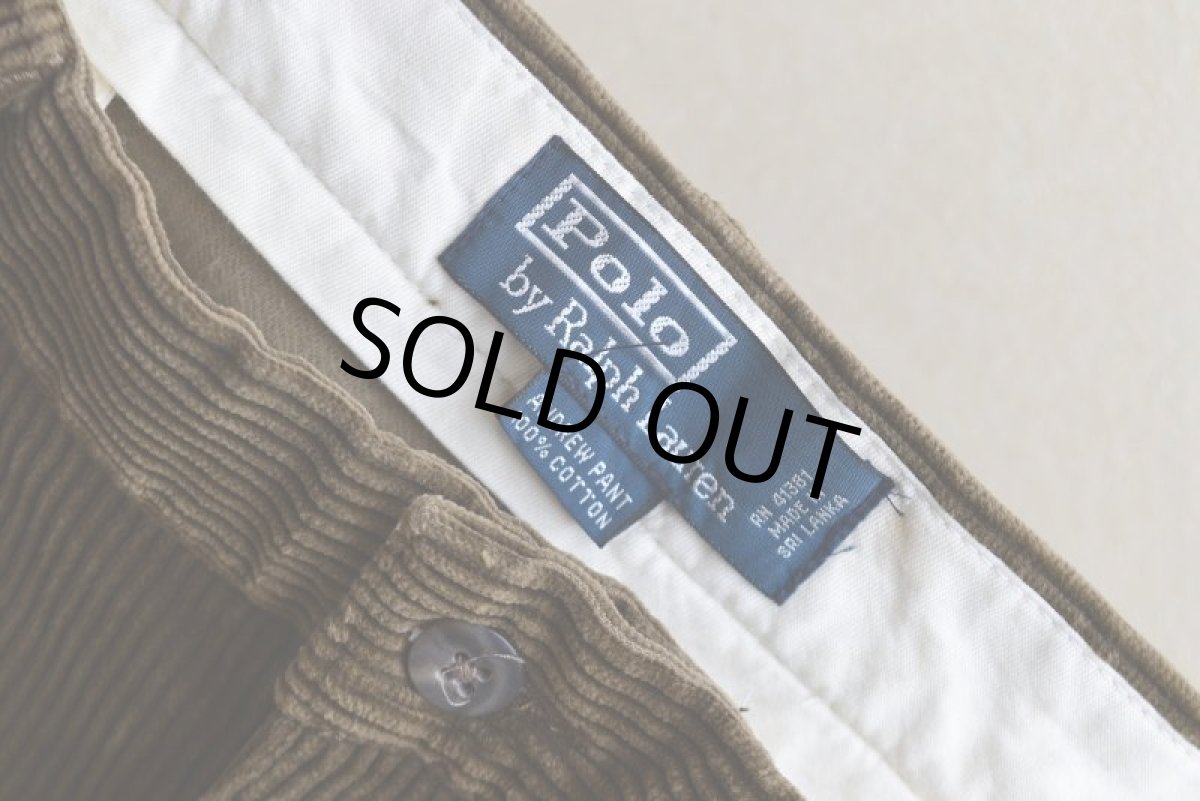 画像4: Polo by RalphLauren 太畝コーデュロイパンツ　  "ANDREW PANT"　 表記36×32  (4)