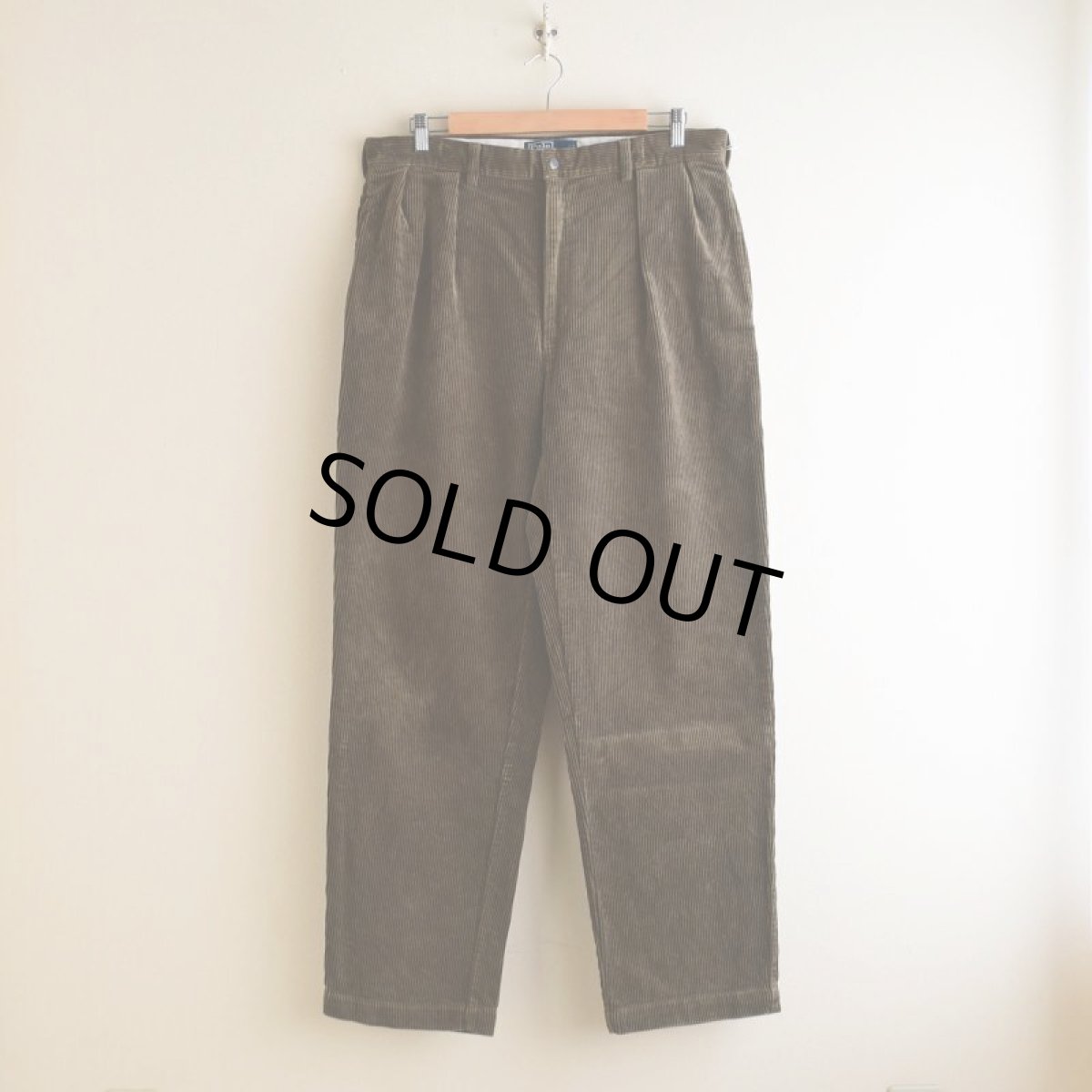 画像1: Polo by RalphLauren 太畝コーデュロイパンツ　  "ANDREW PANT"　 表記36×32  (1)