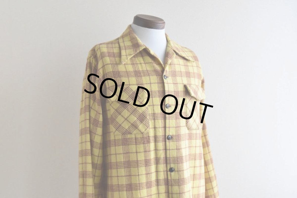 画像6: 1940s CHIPPEWA ウールシャツ　 実寸L  (6)