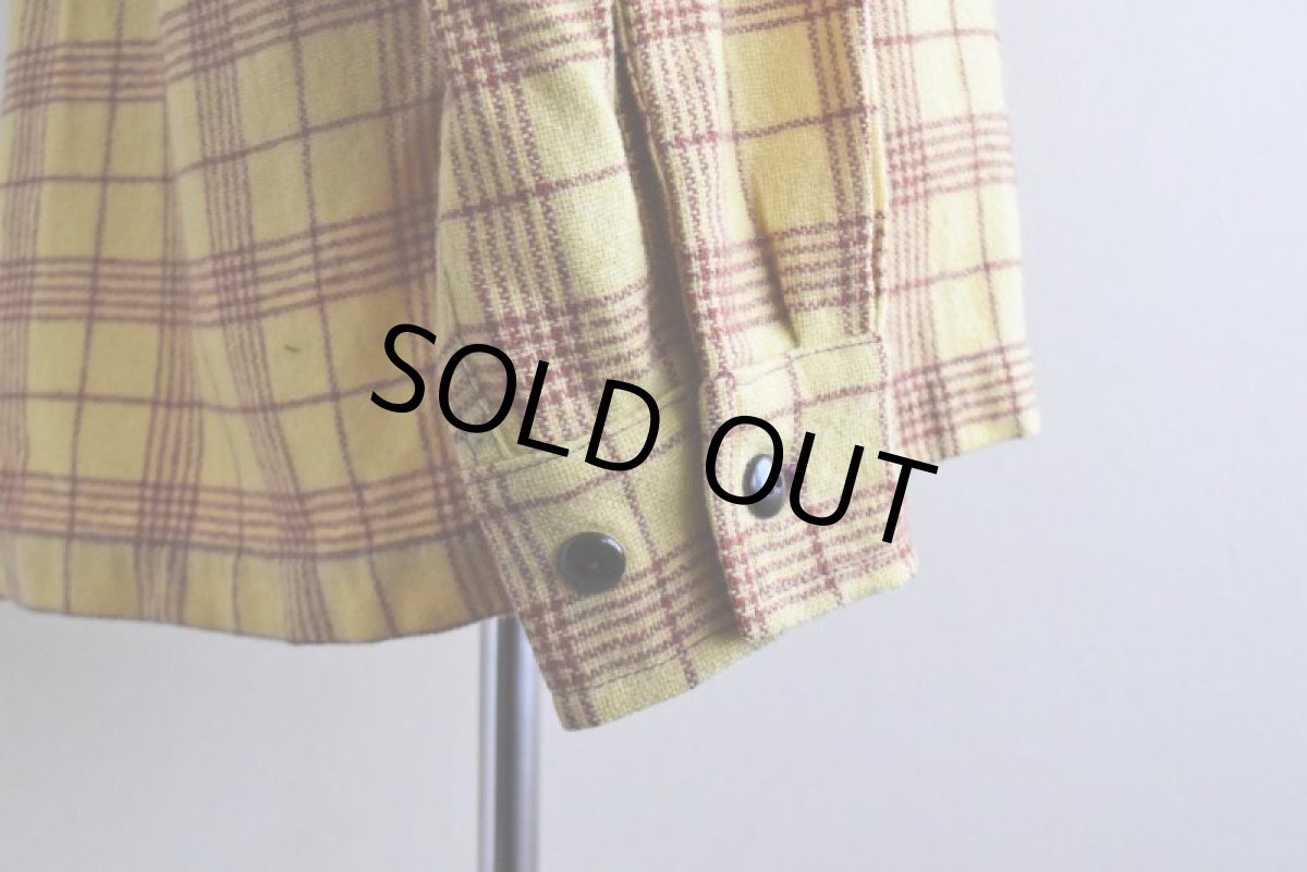 画像14: 1940s CHIPPEWA ウールシャツ　 実寸L  (14)