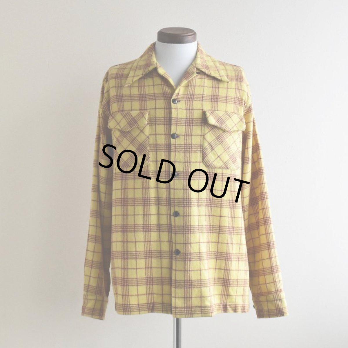 画像1: 1940s CHIPPEWA ウールシャツ　 実寸L  (1)