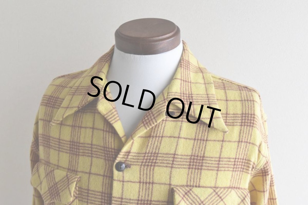 画像7: 1940s CHIPPEWA ウールシャツ　 実寸L  (7)