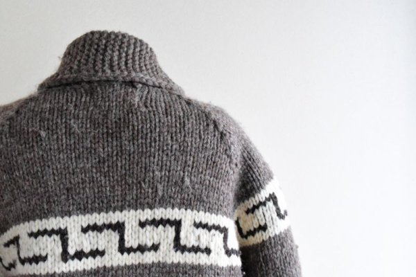 画像15: KANATA トナカイ柄カウチンセーター　 "MADE IN CANADA"　 実寸L 