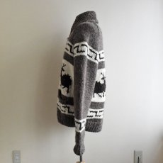 画像4: KANATA トナカイ柄カウチンセーター　 "MADE IN CANADA"　 実寸L  (4)