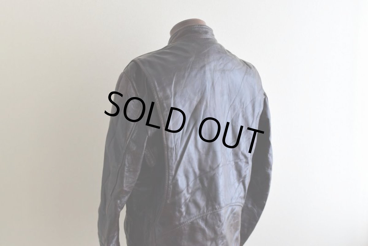 画像21: 1970s Lesco LEATHERS シングルライダースジャケット　 表記42  (21)