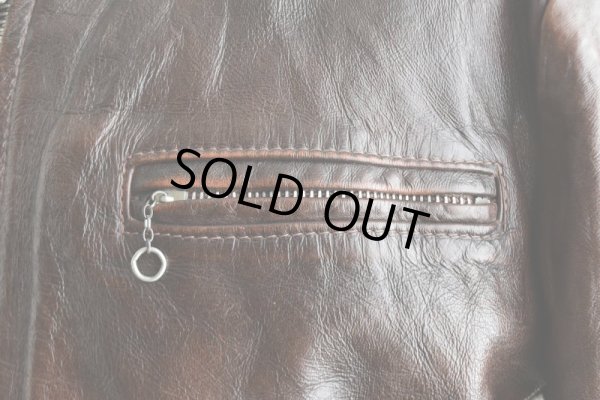 画像11: 1970s Lesco LEATHERS シングルライダースジャケット  表記42