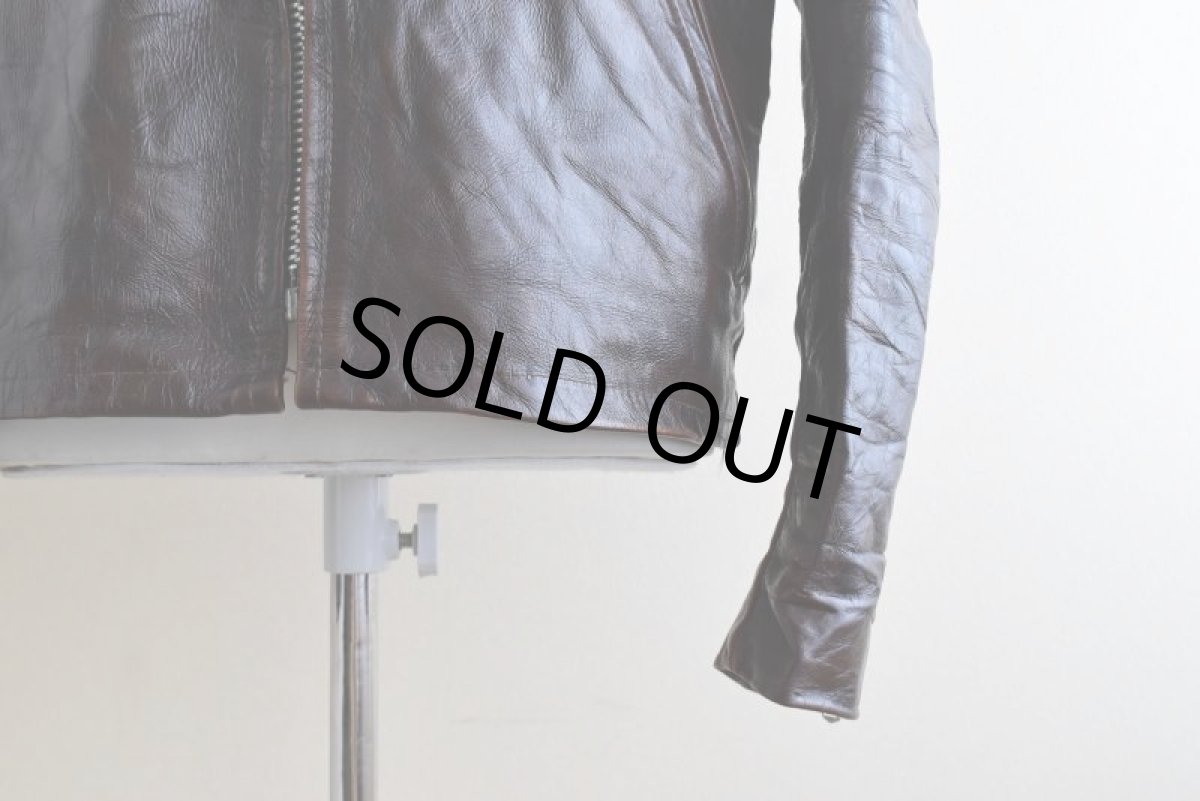 画像16: 1970s Lesco LEATHERS シングルライダースジャケット　 表記42  (16)