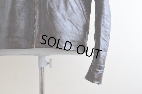 画像16: 1970s Lesco LEATHERS シングルライダースジャケット  表記42